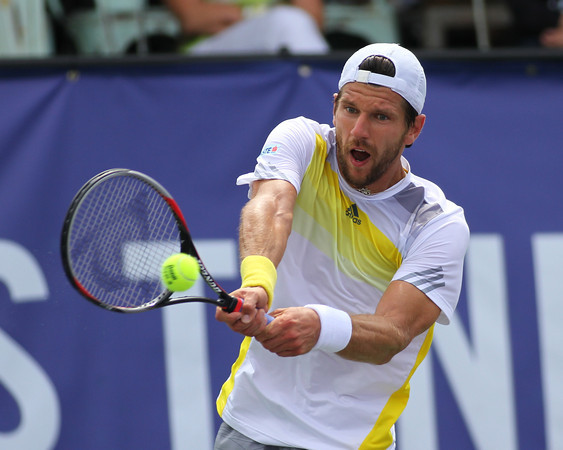 Jurgen Melzer at the Dallas Tennis Classic.  Photo by George Walker for DFWsportsonline